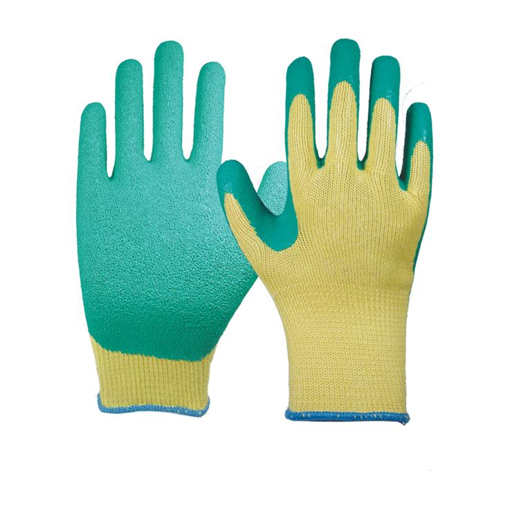 Cotton labor gloves-green