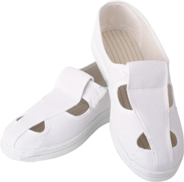 ESD PVC four holes shoes