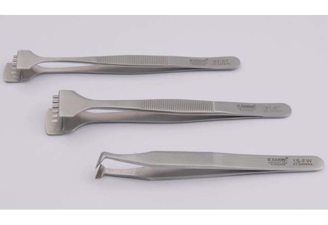 ESD stainless steel tweezers-1