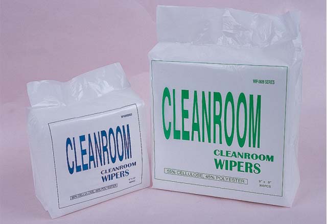 Cleanroom microfibre wiper 