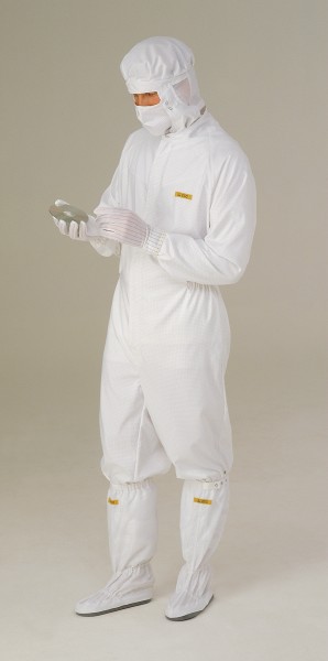 Cleanroom jumpsuit White