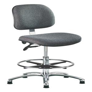 ESD fabric chair with rest ring