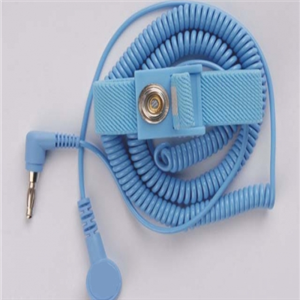 Antistatic Wrist Strap with Alligator Clip,blue